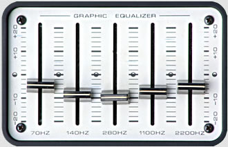 Acoustic 450 Five Band Graphic EQ